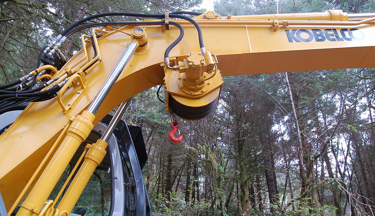 Pierce Forestry: Single Yarding Winch